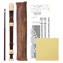 Heysland Descant Recorder Detachable ABS Soprano 8 Hole Baroque Style