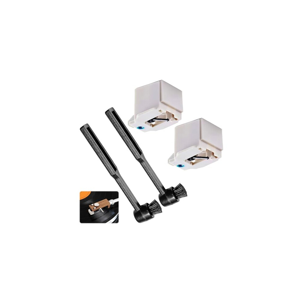 2 Pcs Record Player Needle Replacement For Audio Technica Stylus 3757769170563
