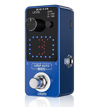LEKATO Triple Guitar Looper Built-in Tuner Synchronous Recording Electric
