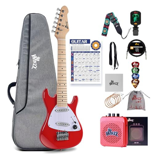 Winzz 30 Inch Kids Electric Guitar Beginner Kit