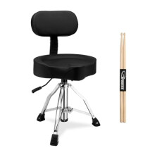 LALAHO Drum Stool with Backrest