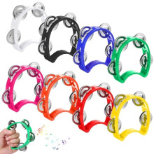 8PCS Half Moon Mini Tambourine