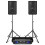 VONYX Passive DJ PA Speaker Kit with Amplifier 1
