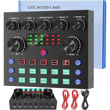 Sicomne Audio Mixer Podcast Equipment Bundle