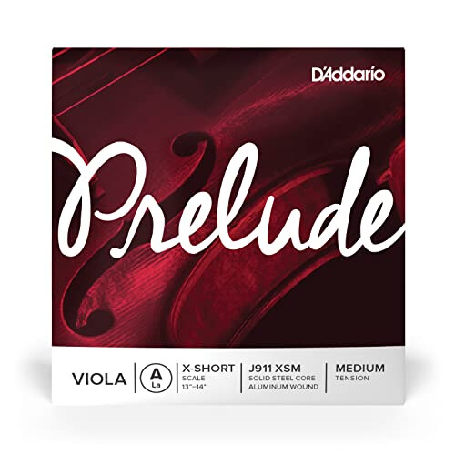 D'Addario J911 XSM Prelude Extra Short Scale Medium Tension Single A String