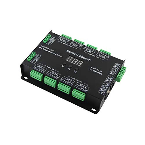 32 Channel 96A RGBW DMX 512 LED Decoder Controller DMX Dimmer DC5-24V RGBW