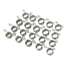 Edelstahl Führungsfingerhalter Set, 20 Stück mit großen und kleinen Ringen