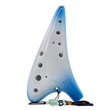 Zetong Legend of Zelda Ocarina 12 Hole Alto C with Textbook and Protective