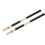 sourcing map Bamboo Drum Stick Rods Brushes Hot Rods Drumsticks Brush Black 1
