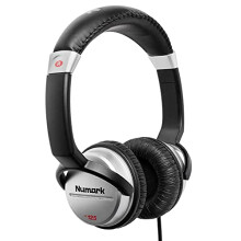 Numark HF125 Compact Recording and Monitoring DJ Headphones with 6ft Cable, 40mm Drivers for Extended Response, Closed-Back Design for Sound Isolatio