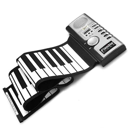 Lychee Portable Flexible 61 Keys Roll Up Soft Keyboard Piano MIDI Folding