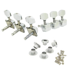 Pxyelec 6-PCS 3L3R Semiclosed Guitar Tuning Pegs Machine Heads