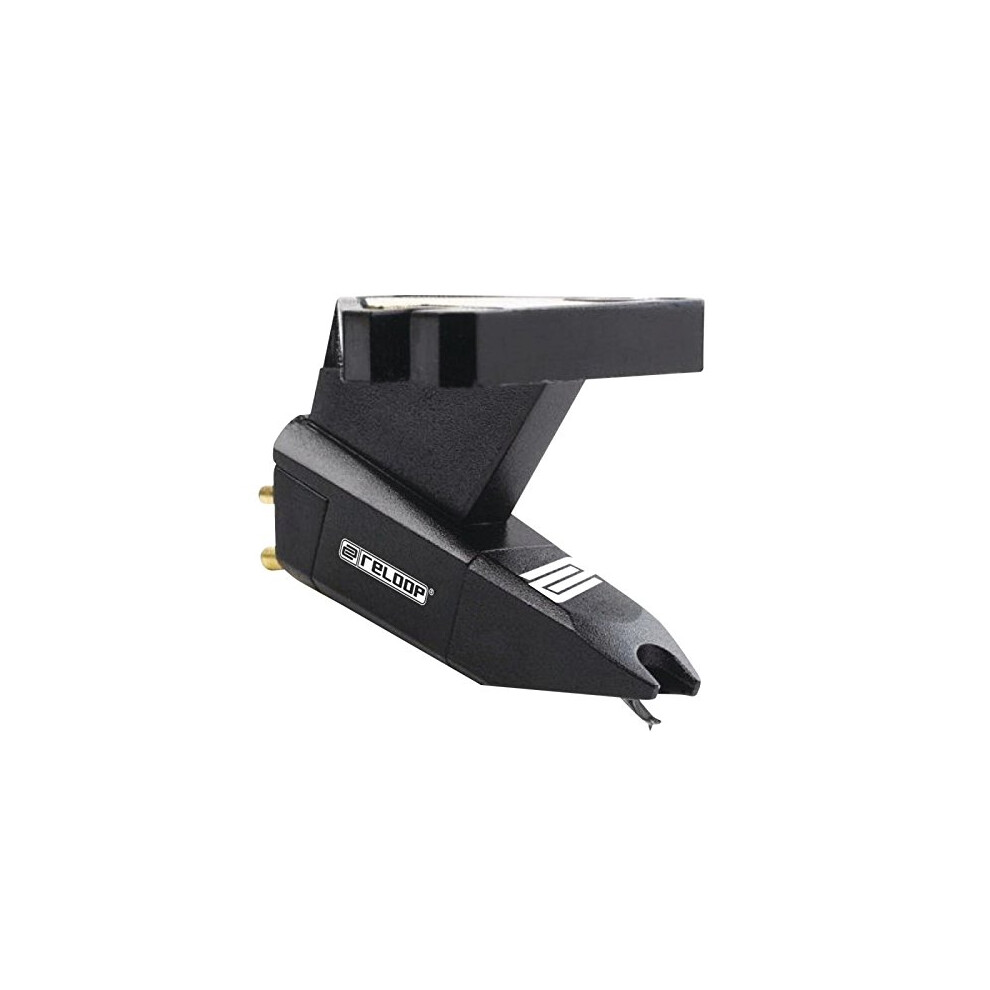 Reloop Om Headshell Mount Dj/Hifi Cartridge And Stylus Great Sound Black 1187596448443
