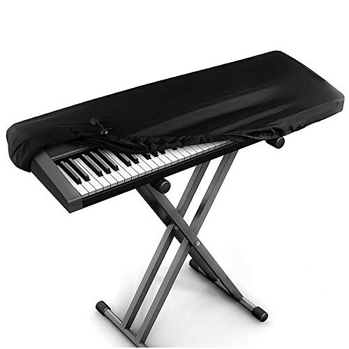 Kaxich Stretchy Electronic Piano Keyboard Dust Cover with Drawstring 88