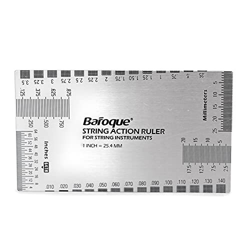 String Action Ruler Gauge Tool Guitar Ruler