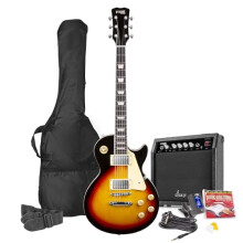 Max GigKit SC Style Beginner Electric Guitar Pack - Sunburst with 40W