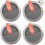 Firsgrill Professional Blackstone Griddle Valve Knobs (4-Pack, 58mm) – Replacement Burner Control Knobs for Blackstone Flat Top Grills 1