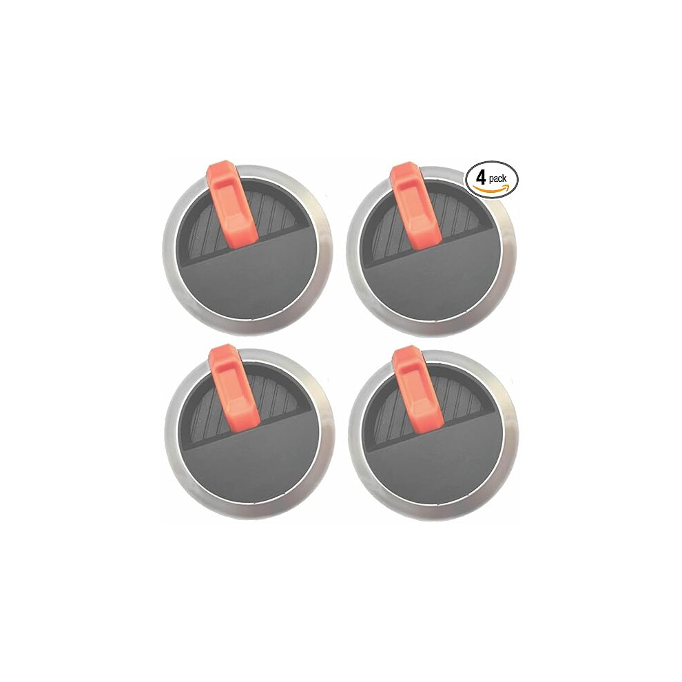 Firsgrill Professional Blackstone Griddle Valve Knobs (4-Pack, 58mm) – Replacement Burner Control Knobs for Blackstone Flat Top Grills