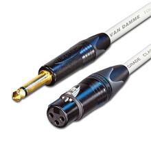 Van Damme Female XLR to Mono Jack lead. Mic to DJ Mixer. Neutrik GOLD Plug