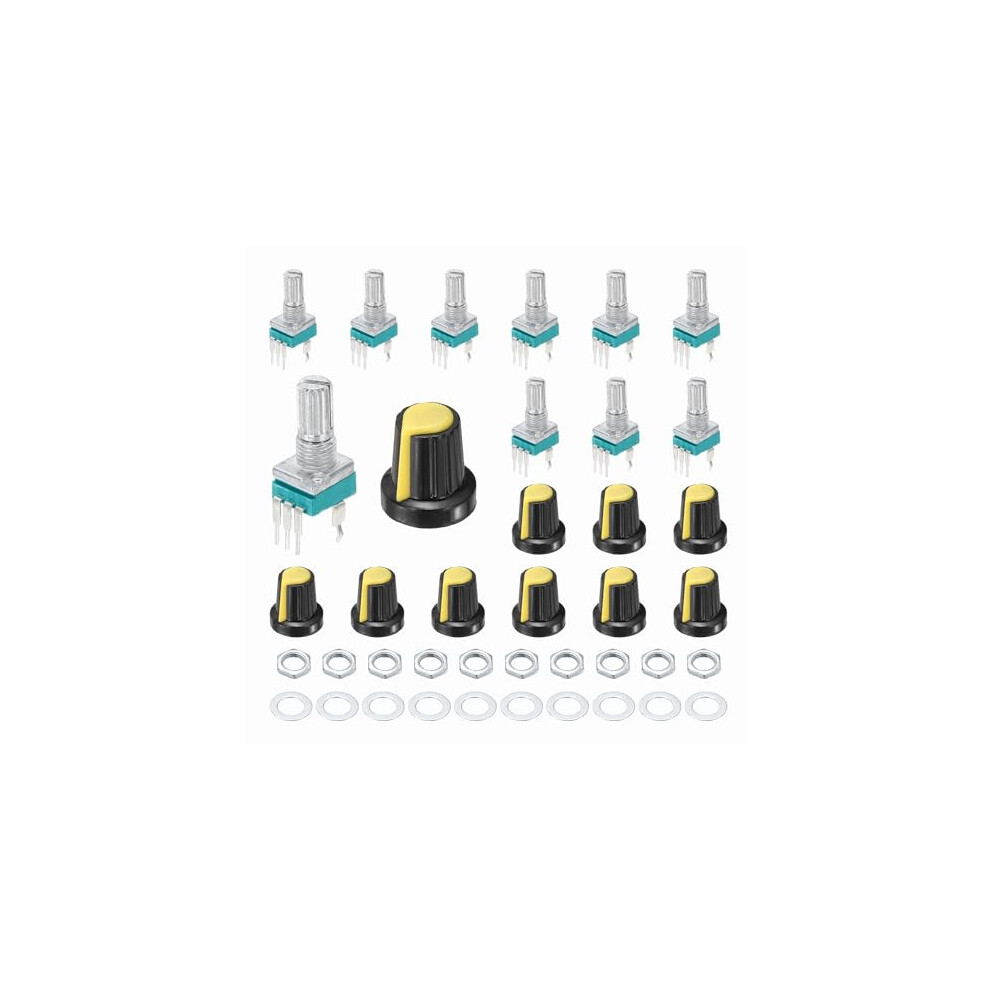 Sourcing Map 10Pcs Rk097n B2k Potentiometer 3428019166543