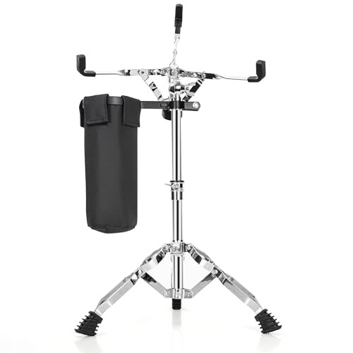 AKOZLIN Snare Drum Stand with Drum Sticks Holder Snare Drum Beginners