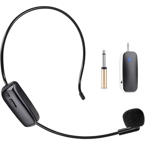 SUJAHHUJIQ UHF Wireless Headset Microphone