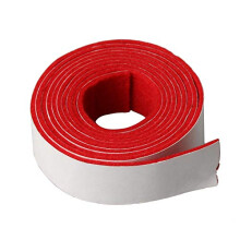 Yibuy Red Spring Rail Felt Strip for Piano Keyboard Replacement 130x1.9cm