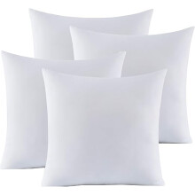 4er-Pack Kissenfüllungen (45 x 45 cm), weiche Dekokissen für Couch, Sofa, Bett und Stuhl
