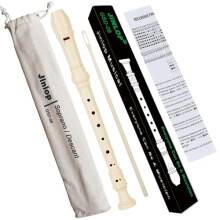 Soprano Recorder Instrument German Fingering Recorder With Cleaning Stick