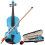 4/4 Full Size Acoustic Violin with Rosin 1