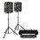MAX8 8" Passive DJ PA Speaker System with Vonyx Amplifier 1