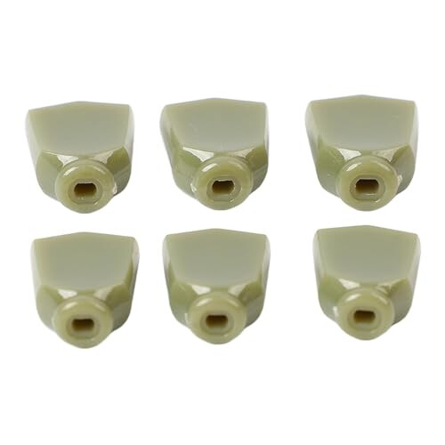 6Pcs Guitar Tuning Peg Buttons Machine Heads Buttons Plastic Tuner Buttons