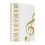 sourcing map Sheet Music Folder 40 Sleeves Display 80 Pages Spiral Binder 1