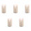 Gokoti 5 Piece Real Bone Banjo 5Th String Nut Beef Bone Color 5x3mm 1
