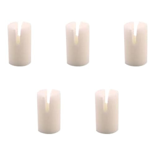 Gokoti 5 Piece Real Bone Banjo 5Th String Nut Beef Bone Color 5x3mm