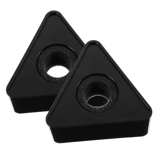 Didiseaon Triangle Shaped Abs Microphone Logo Flag Station