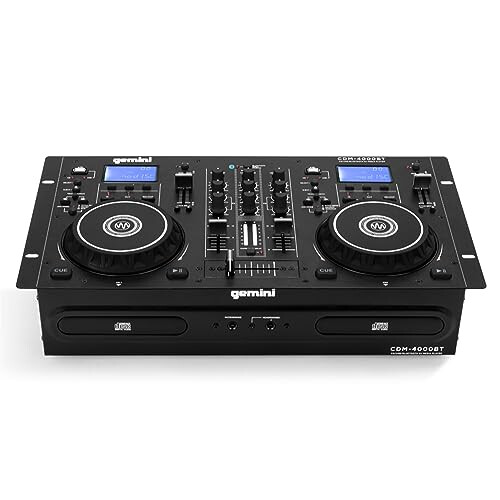 Gemini Sound Cdm-4000Bt Stand Alone Bluetooth Streaming Dj Dual Deck Media