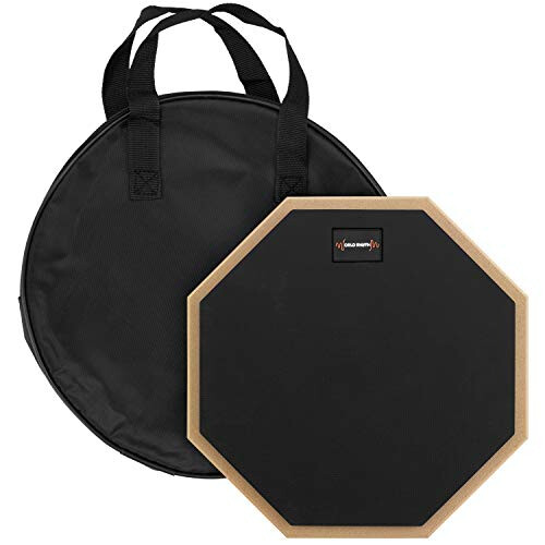 World Rhythm 10" Drum Practice Pad - 10 inch Single Sided Silent Drum Pad
