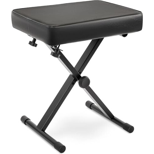 Pyle Piano Stool Guitar & Drum Stool