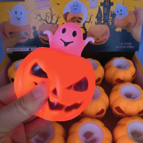 Squeeze Pumpkin Toy6.5x6.6cm12-Pack 2