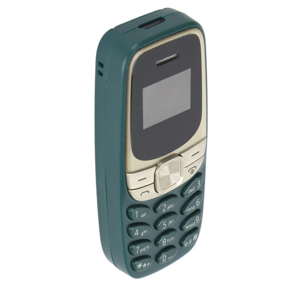 Mini Gsm 2G Dual Sim Bluetooth Dialer Phone 0.66" Oled Green 8161387453055