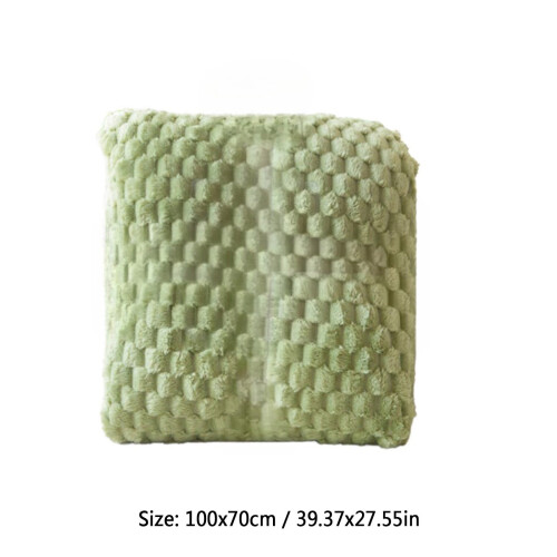 Soft Solid Color Flannel Blanket - Cozy Velvet for Home, Sofa, Bed - Machine Washable, Durable - 100% Polyester 2