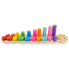 Brinquedo educativo criativo para crianças de 2 a 5 anos, atividade de encaixe de formas que aprimora a percepção visual, madeira de alta