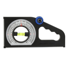 Dual Scale Rotary Pitch Finder Universal Slope Angle Meter Magnetic Multifunctional Level Protractor Engineering Inclinometer With High Precision