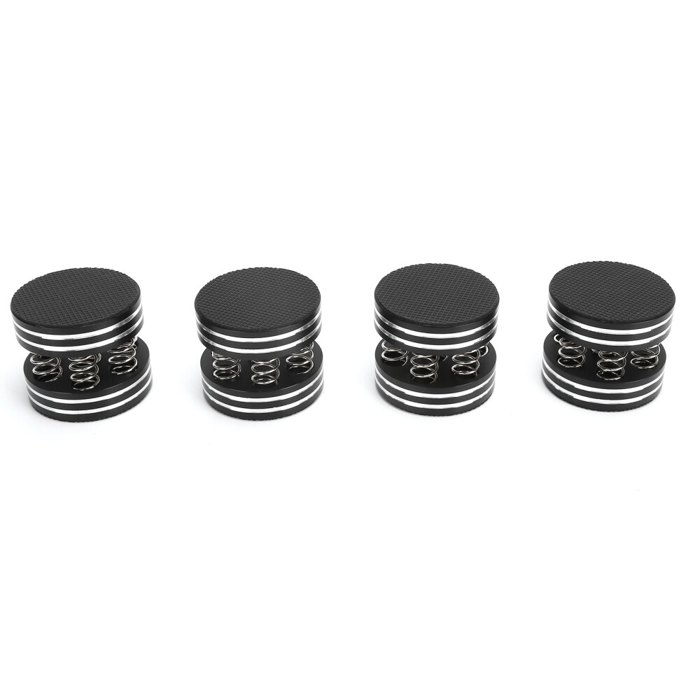 4Pcs Spring Speaker Spikes For Amplifiers And Turntables, Aluminum, 4.4Cm Diameter 8371391567147