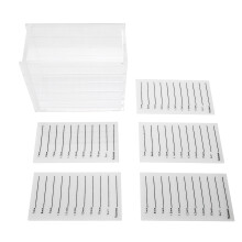 Compact And High End Eyelash Storage Box With Drawer Type, Big Capacity Transparent Material Design Acrylic Makeup Display Container Stackable Design