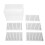 Compact And High End Eyelash Storage Box With Drawer Type, Big Capacity Transparent Material Design Acrylic Makeup Display Container Stackable Design 1