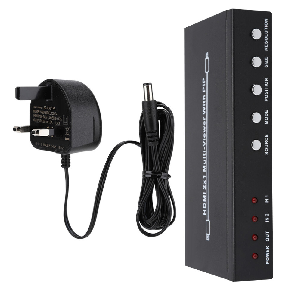 Stable And Reliable Hdmi Splitter With Edid Management Plug And Play4k@60Hz Uhd Resolution For Dual Monitors High Quality Abs Material 9175034646713