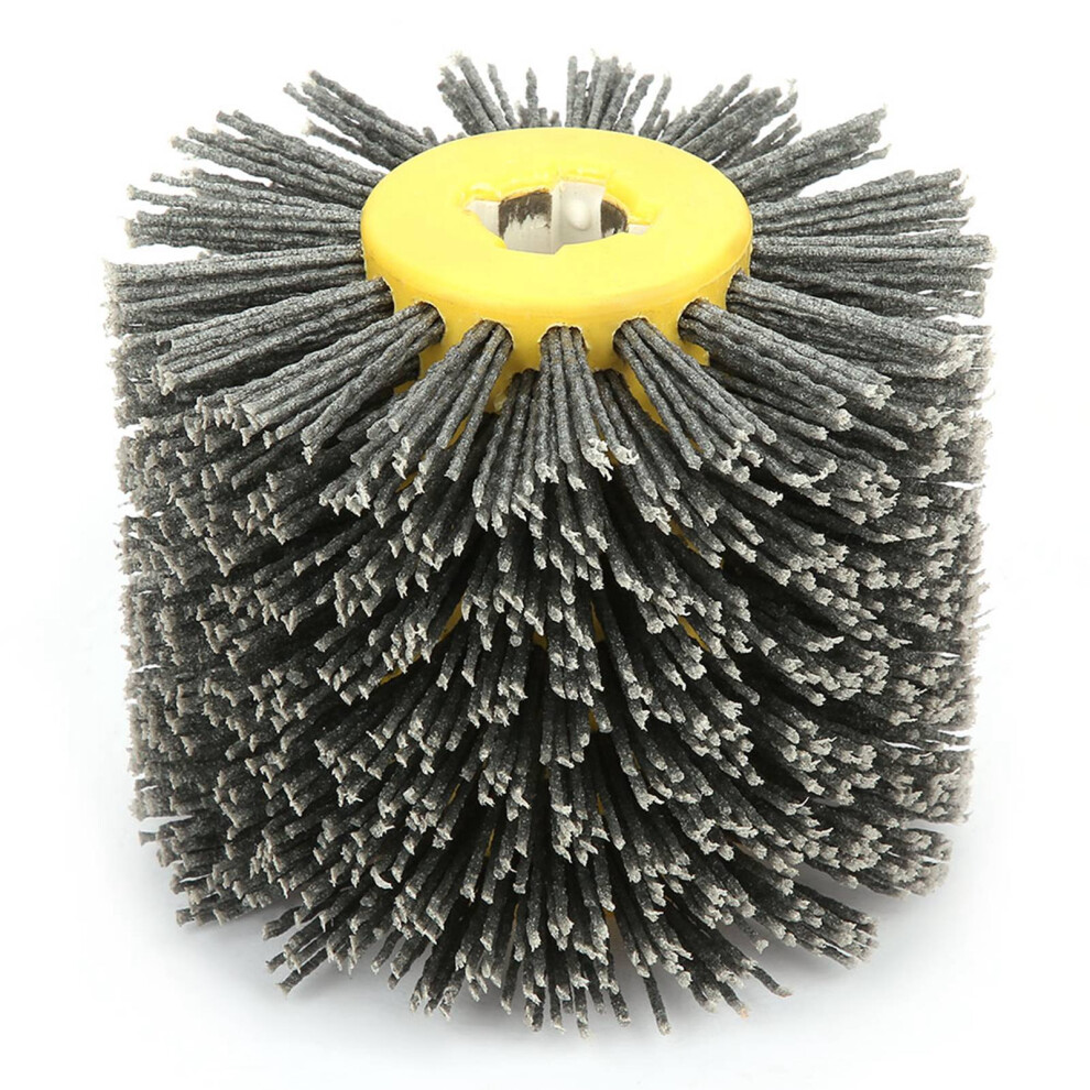 High Density Abrasive Wire Acid And Alkali Resistant Wet And Dry Grinding Abrasive Wire Drawing Wheel Deburring Tool Nylon Drum Burnishing Wheel 9448483302982
