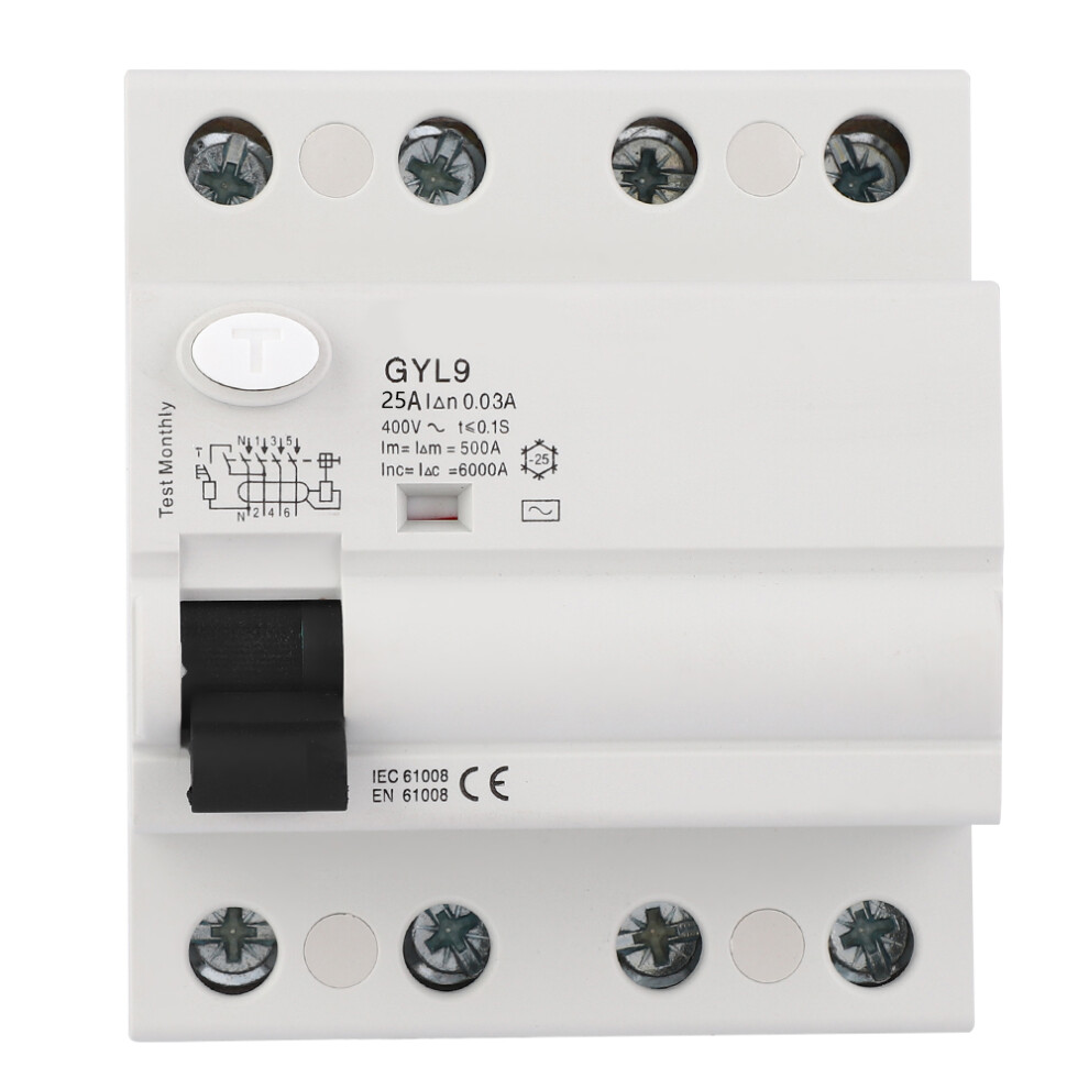 Electric Leakage Protector For Industrial Use Ac50 60Hz Compatibility Civil Residential Use Fault Current Interruption Equipment Protection 9448483212625